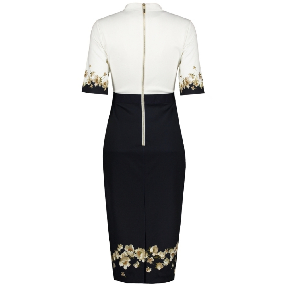 💥LAST 1💥NWT TED BAKER V NECK BODYCON DRESS - Picture 8 of 9